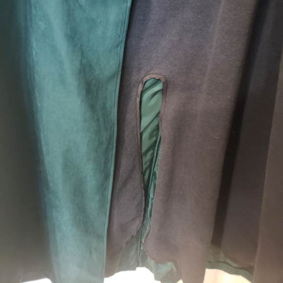 London Fog L green luxe all season trench coat removable lining - Picture 3 of 17